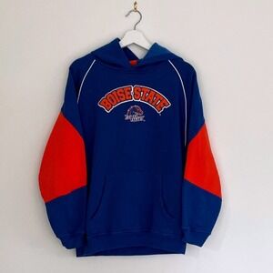 Boise State Broncos Hoodie XX Large NCAA Blue Orange Athletic Sweatshirt Hoodie‎